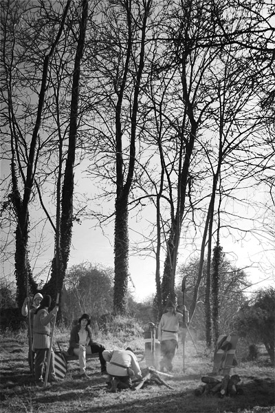 Photographie d'une mesnie médiévale